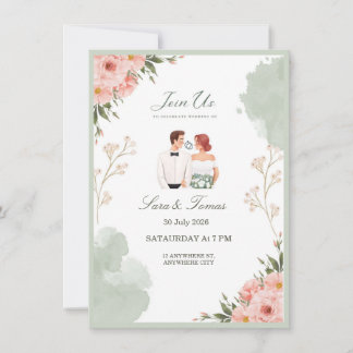 Convite de casamento
