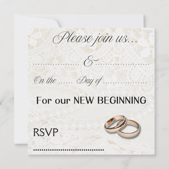 Convite de casamento (Frente)