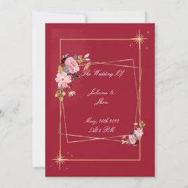 convite de casamento