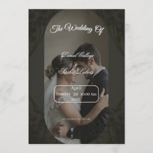 convite de casamento