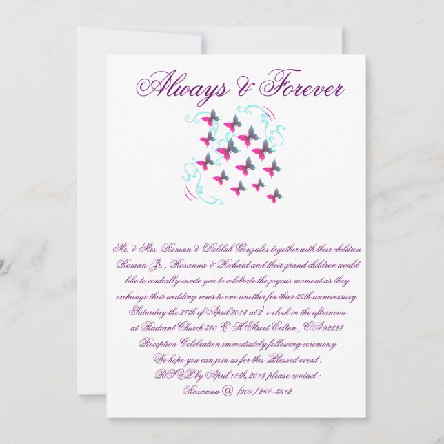  Convite de casamento (Frente)