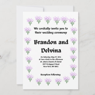 Convite de Casamento