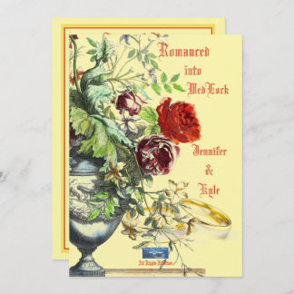 Convite de Casamento 1 Creme(Romanced)RFPMDesigns2