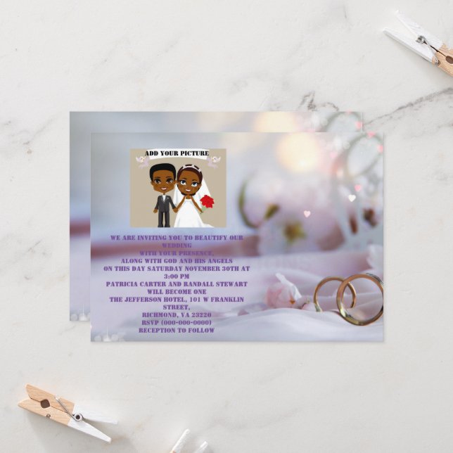 CONVITE DE CASAMENTO 2 (Frente/Verso In Situ)