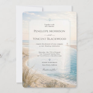 Convite de Casamento à Beira-Mar
