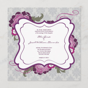 Convite de casamento //a coleção do buquê da