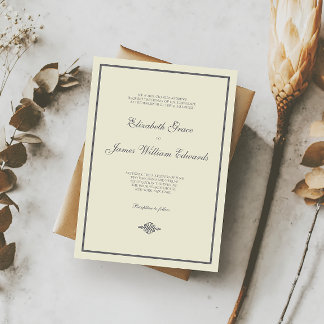 Convite De Casamento // A Coleção Elegante