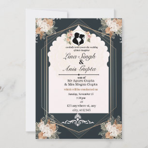 Convite de Casamento Alegria do Amor