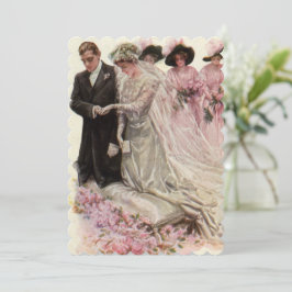 Convite de Casamento Antigo, Chá de Noiva