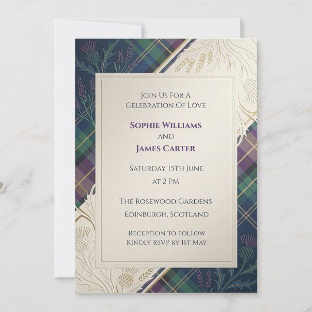 Convite de Casamento Aquarela Pastel Iridescente (Frente)