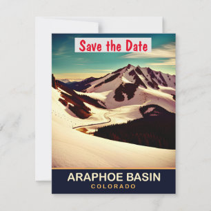Convite de Casamento Arapahoe Basin Colorado Peak