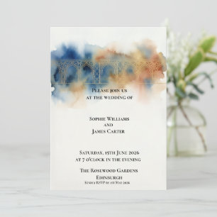 Convite de Casamento Arco Boho Marroquino