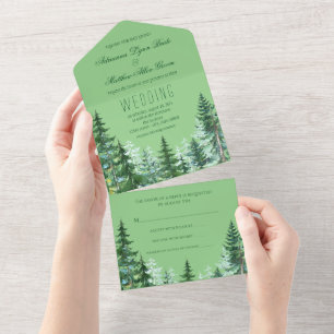 Convite de Casamento Árvore de Natal