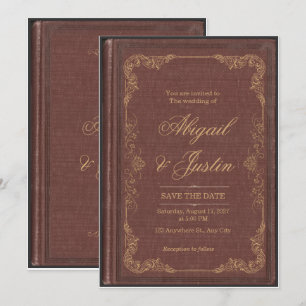 Convite de Casamento Biblioteca Literária
