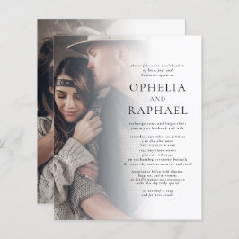 Convite de casamento Boêmia do Código QR do Orçame