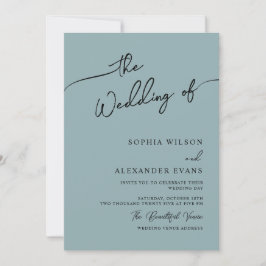 Convite de casamento boho-chic, cores pastel.