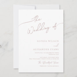 Convite de casamento boho-chic, cores pastel.