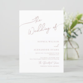 Convite de casamento boho-chic, cores pastel.