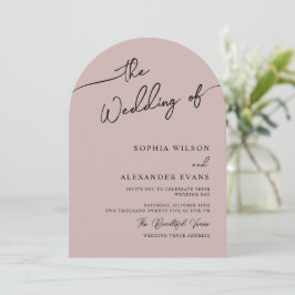 Convite de casamento boho-chic, cores pastel.