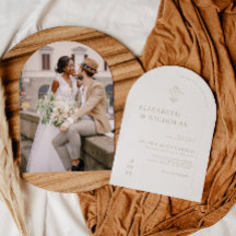 Convite de Casamento Boho Ornamentado | Monograma 