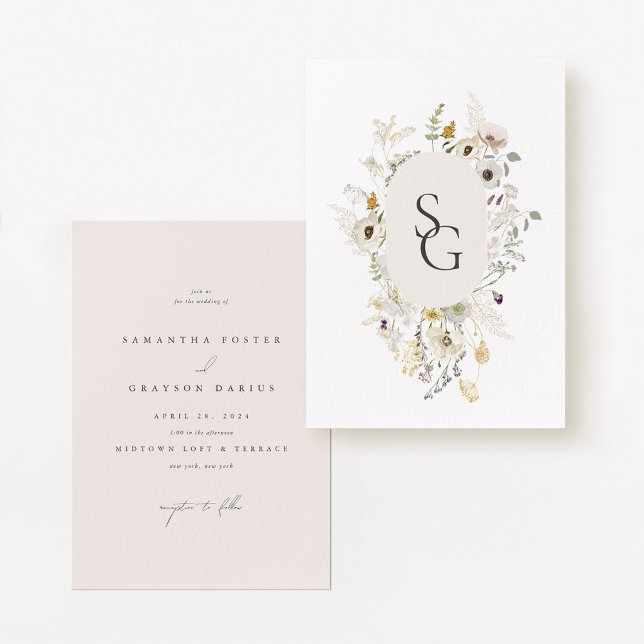 Convite De Casamento Botânico (Criador carregado)