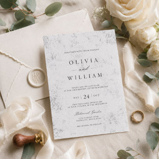 Convite de Casamento Botânico Luxuoso