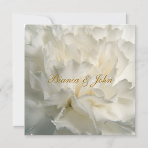 Convite de Casamento Branco Mais Popular e Elegant
