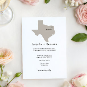 Convite de Casamento BRIGHTEST TEXAS