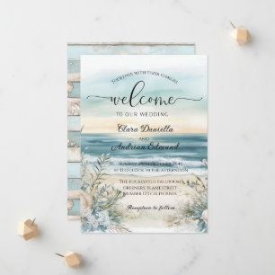 Convite de Casamento Brisa do Oceano