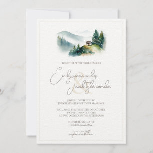 Convite de casamento - Cabina em Aquarela
