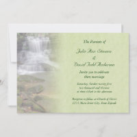 Convite de Casamento Cachoeira