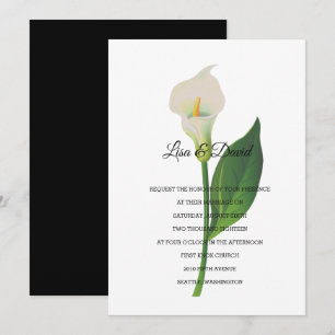 Convite De Casamento-Cala Lily