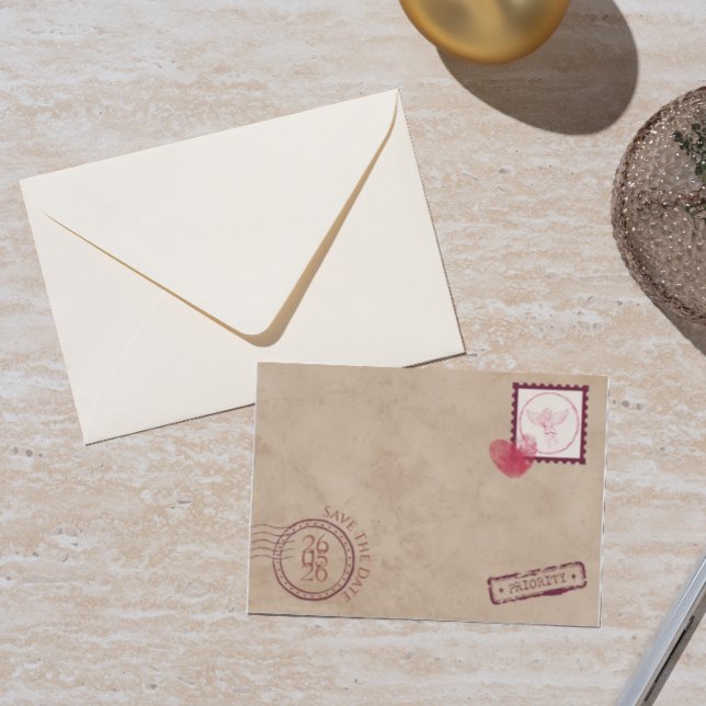 Convite de Casamento Carta de Amor (Criador carregado)