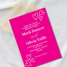 Convite De Casamento | Cartão de Casamento Românti