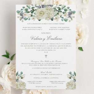 Convite de Casamento Católico Formal