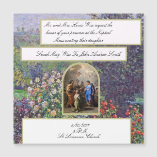 Convite de Casamento Católico Tradicional Maria