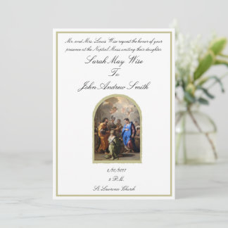 Convite de Casamento Católico Tradicional Maria