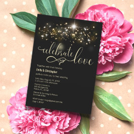 Convite de Casamento Celebre o Amor / Céu de Estre