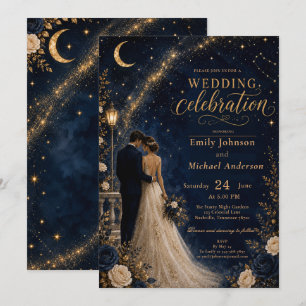 Convite de Casamento Celestial