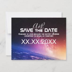 Convite de Casamento Celestial