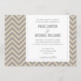 Convite de casamento| Chevron