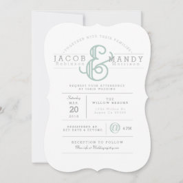 Convite De Casamento Chic Retroativo