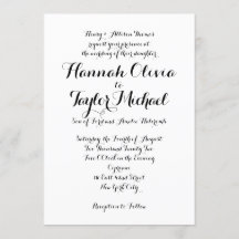 Convite de casamento *Clássico Moderno*