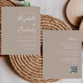 Convite de Casamento Código QR Script Orçamento Be