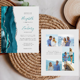 Convite de Casamento com 4 Fotos Orçamento Turques