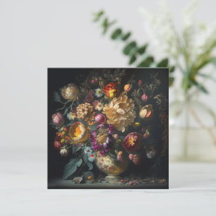 Convite de Casamento com Arranjo Floral de Primave