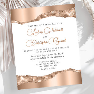 Convite de Casamento com Azulejos de Espelho em Do