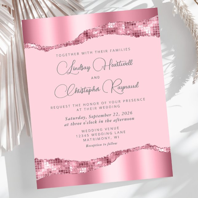 Convite de Casamento com Azulejos Espelhados e Fol (Criador carregado)