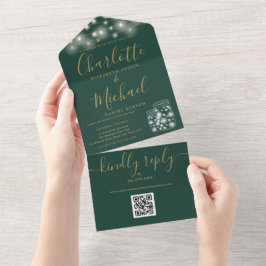 Convite de Casamento com Código QR em Potes de Mas