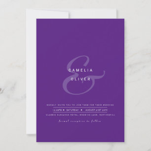 Convite de Casamento com Código QR para RSVP com E
